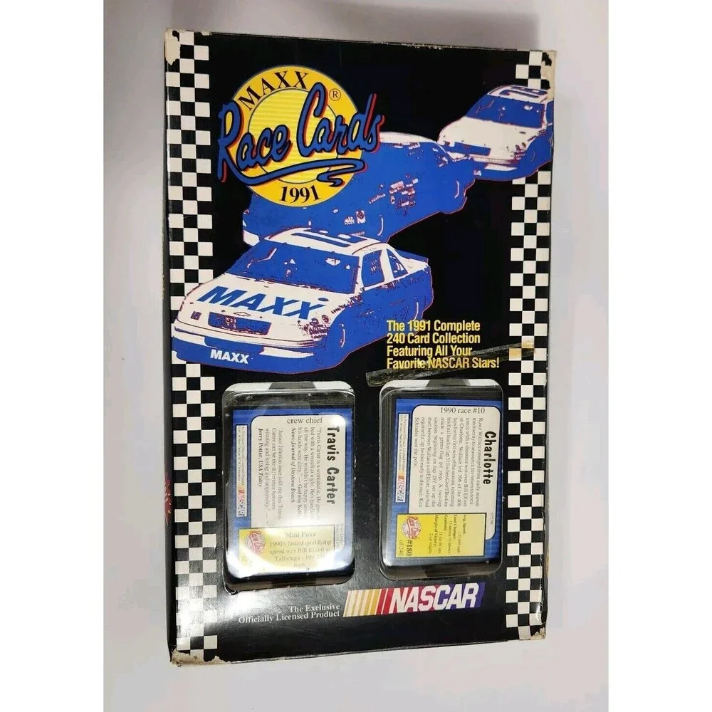 1991 MAXX Race Cards NASCAR Trading Cards Box Set 240